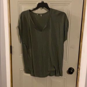 Old navy olive green flowy shirt